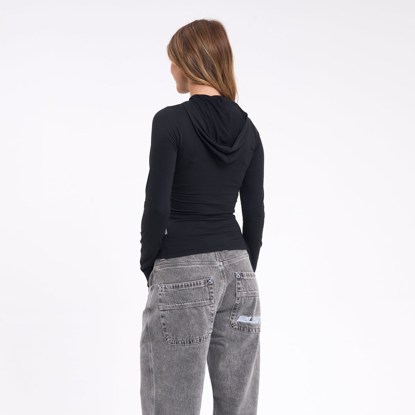 Fashion Top Hide Black