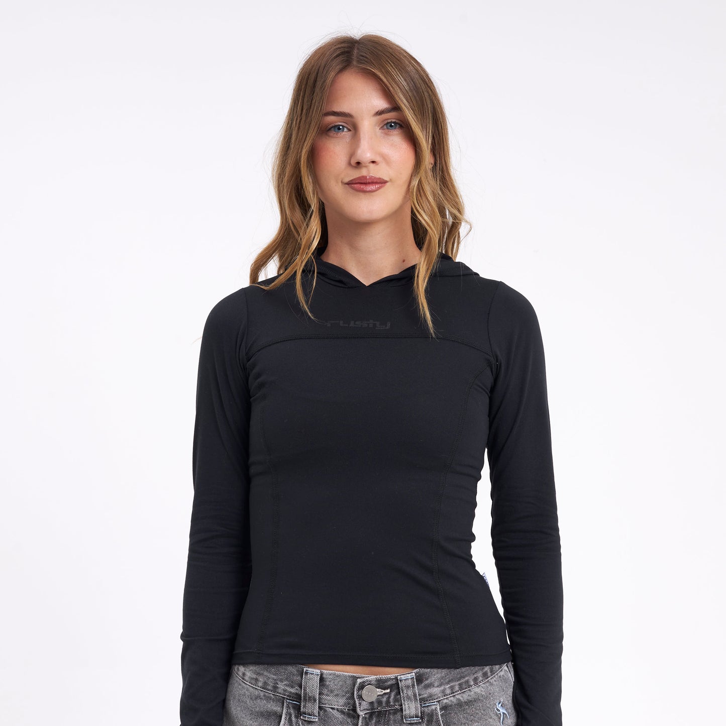 Fashion Top Hide Black
