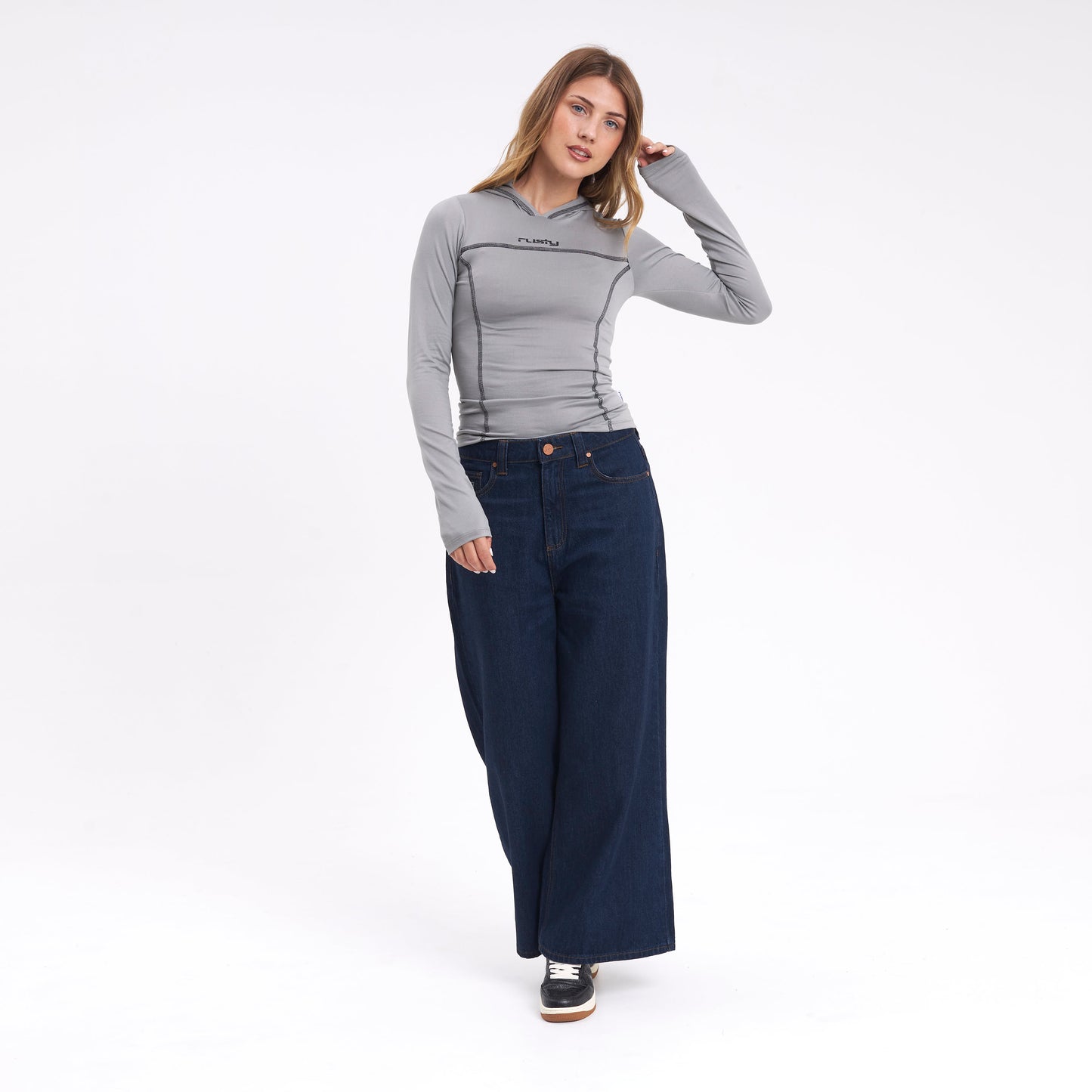 Fashion Top Hide Steel Grey
