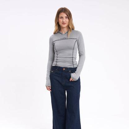 Fashion Top Hide Steel Grey
