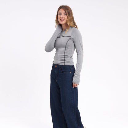 Fashion Top Hide Steel Grey