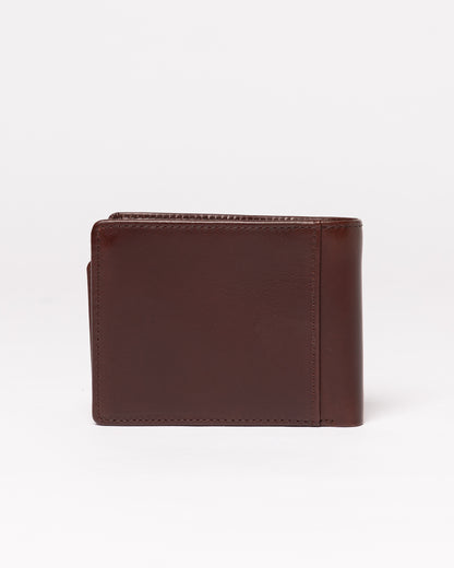 Billetera High River 2 Leather Dark Tan