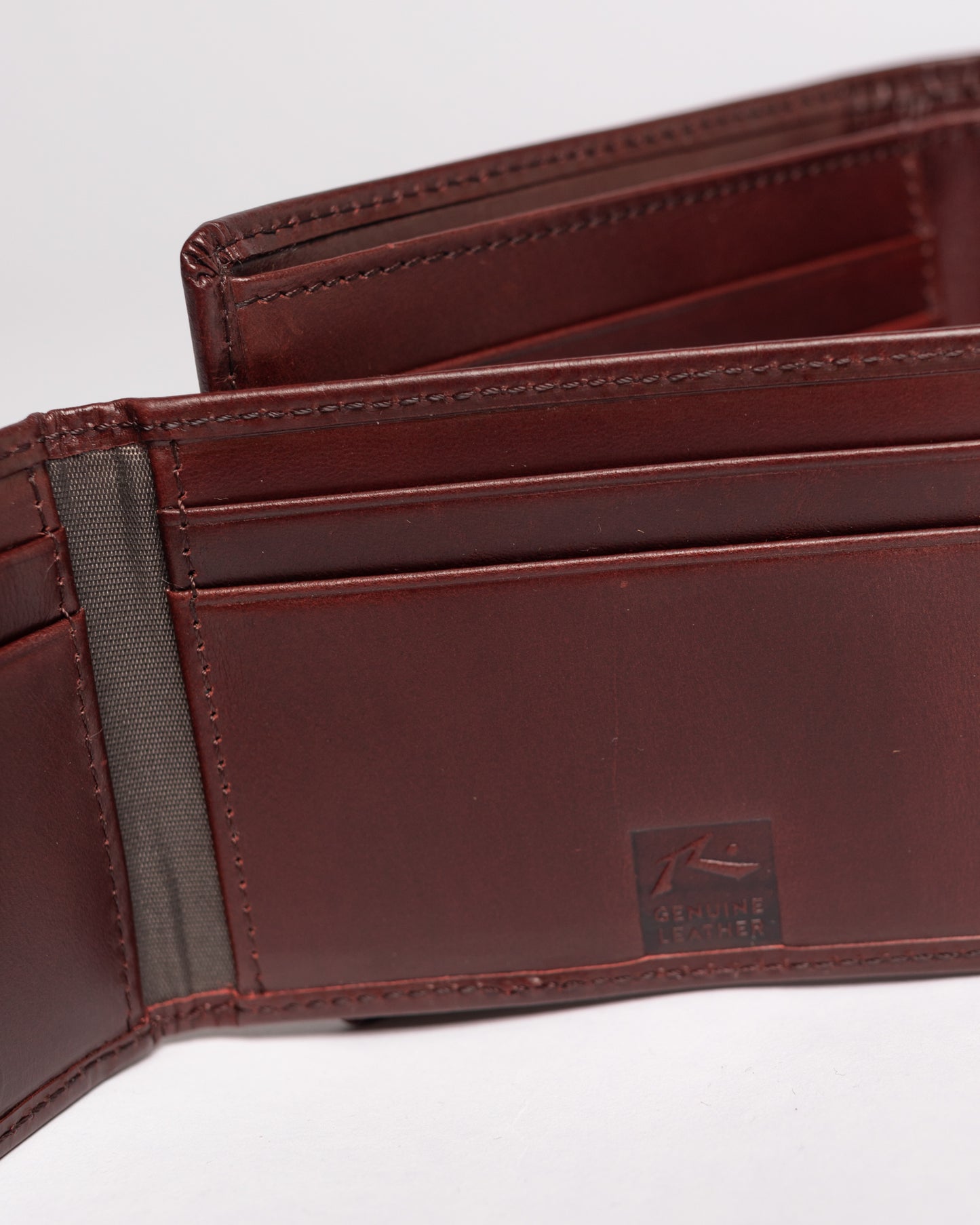 Billetera High River 2 Leather Dark Tan