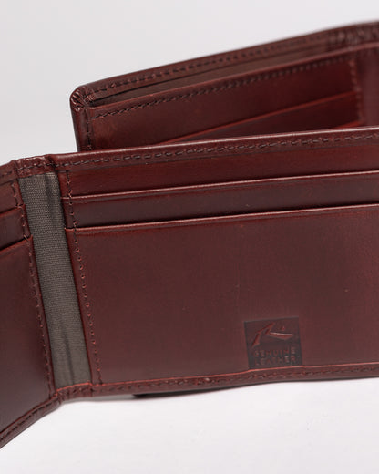 Billetera High River 2 Leather Dark Tan