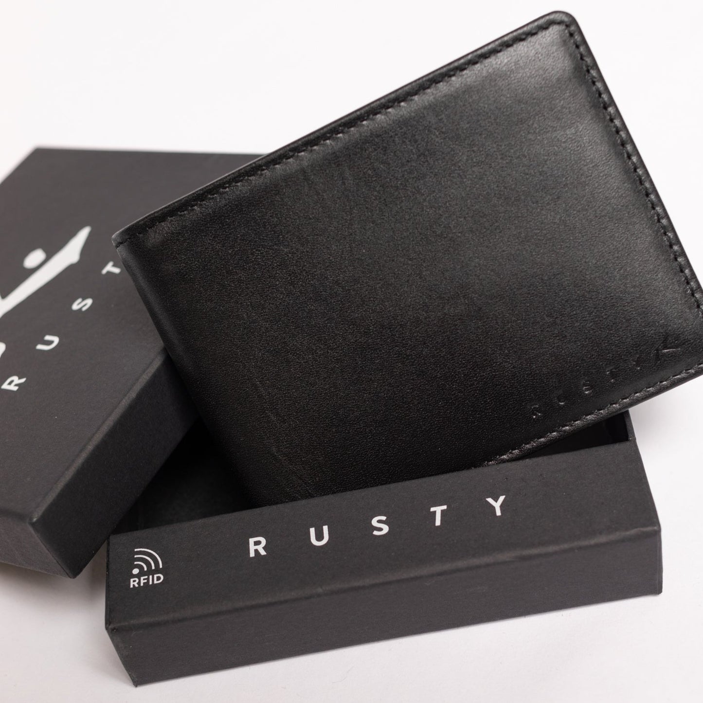 Billetera High River 2 Leather Negra