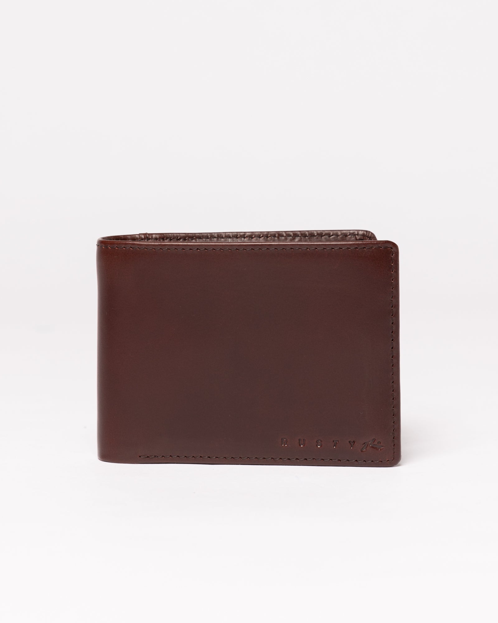 Billetera High River 2 Leather Dark Tan