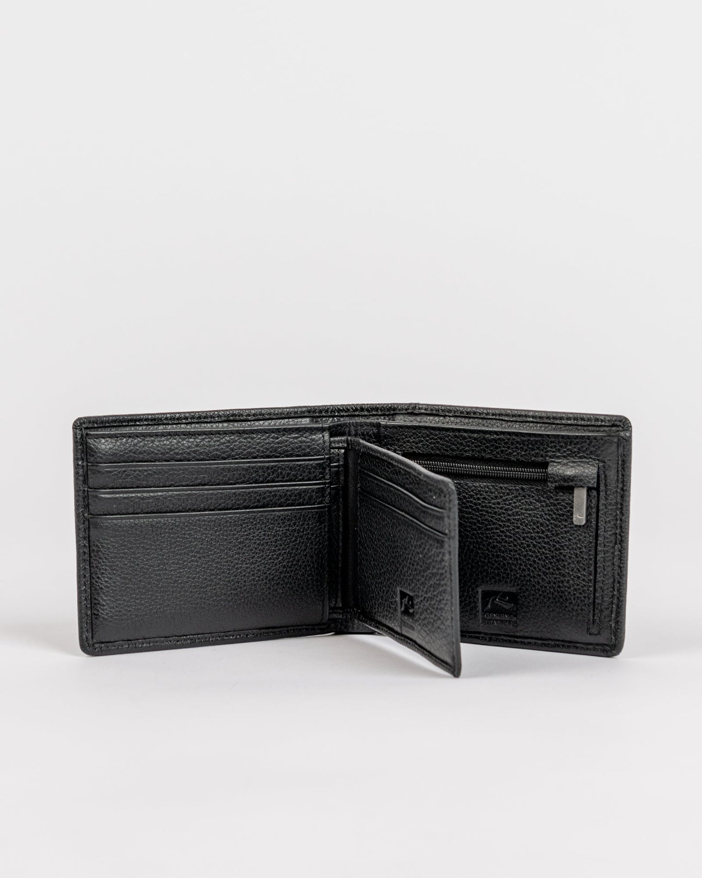 Billetera High River 2 Leather Negra