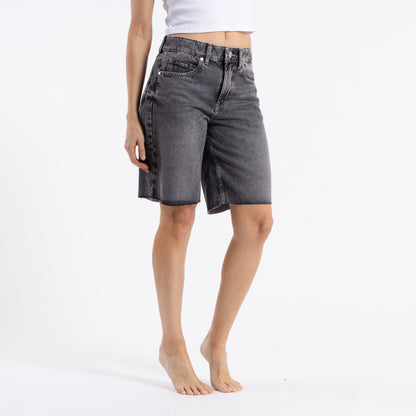 Bermuda Hilton Denim Jort Stone Black