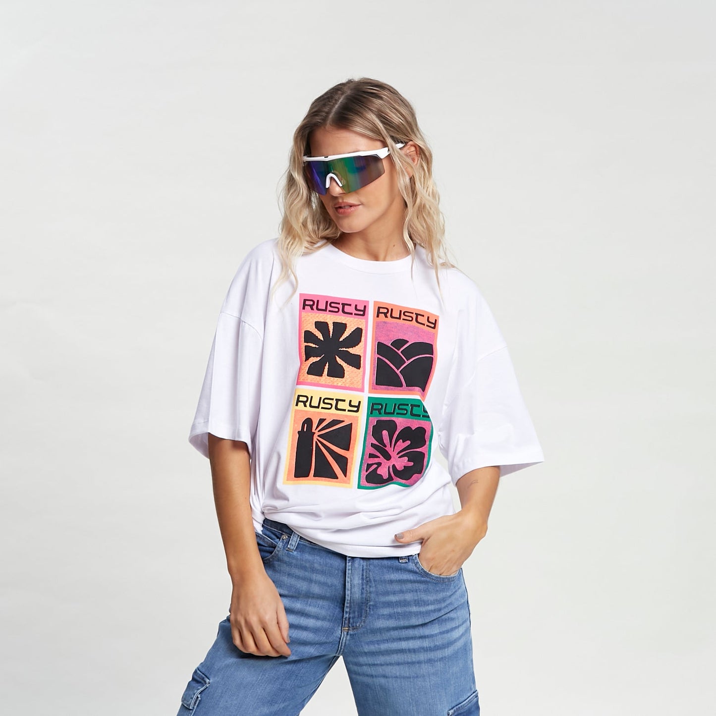 Remera Icons Oversize White