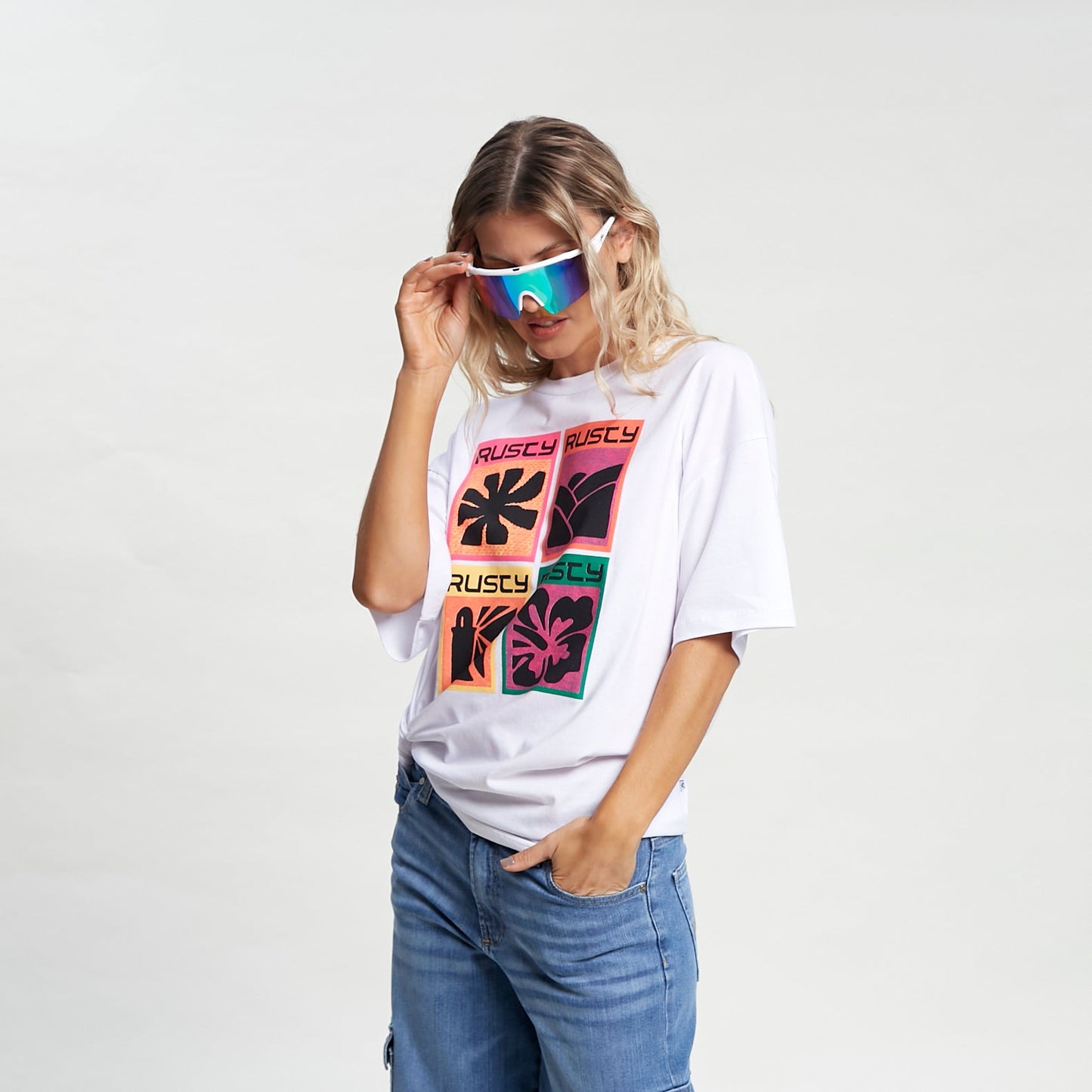 Remera Icons Oversize White