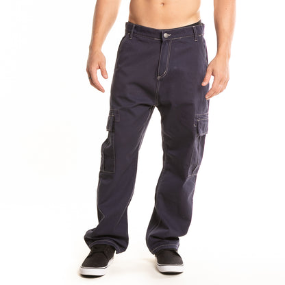 Pantalon Stranger Cargo Contrast Indigo