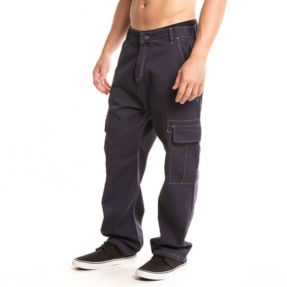 Pantalon Stranger Cargo Contrast Indigo