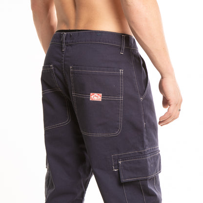 Pantalon Stranger Cargo Contrast Indigo