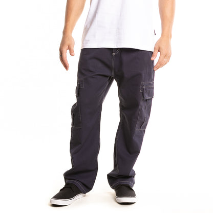 Pantalon Stranger Cargo Contrast Indigo