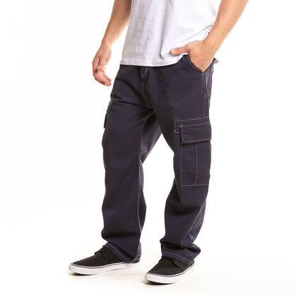 Pantalon Stranger Cargo Contrast Indigo