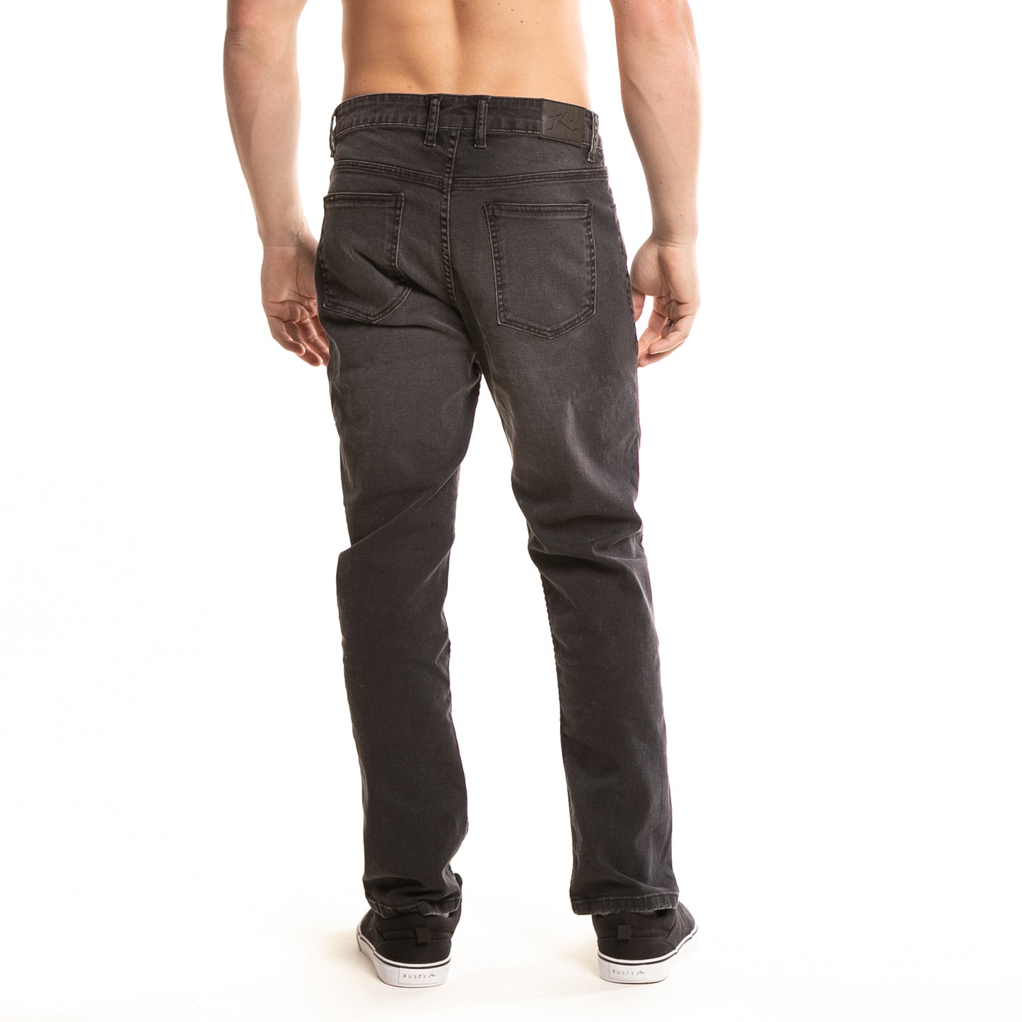 Jean Steven Big Washed Black