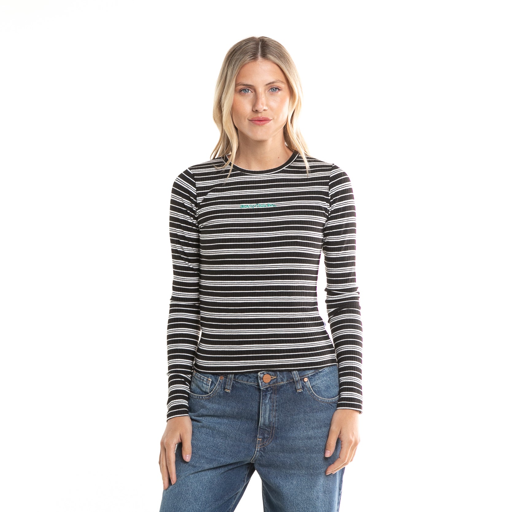 Remera Manga Larga Wise Stripes