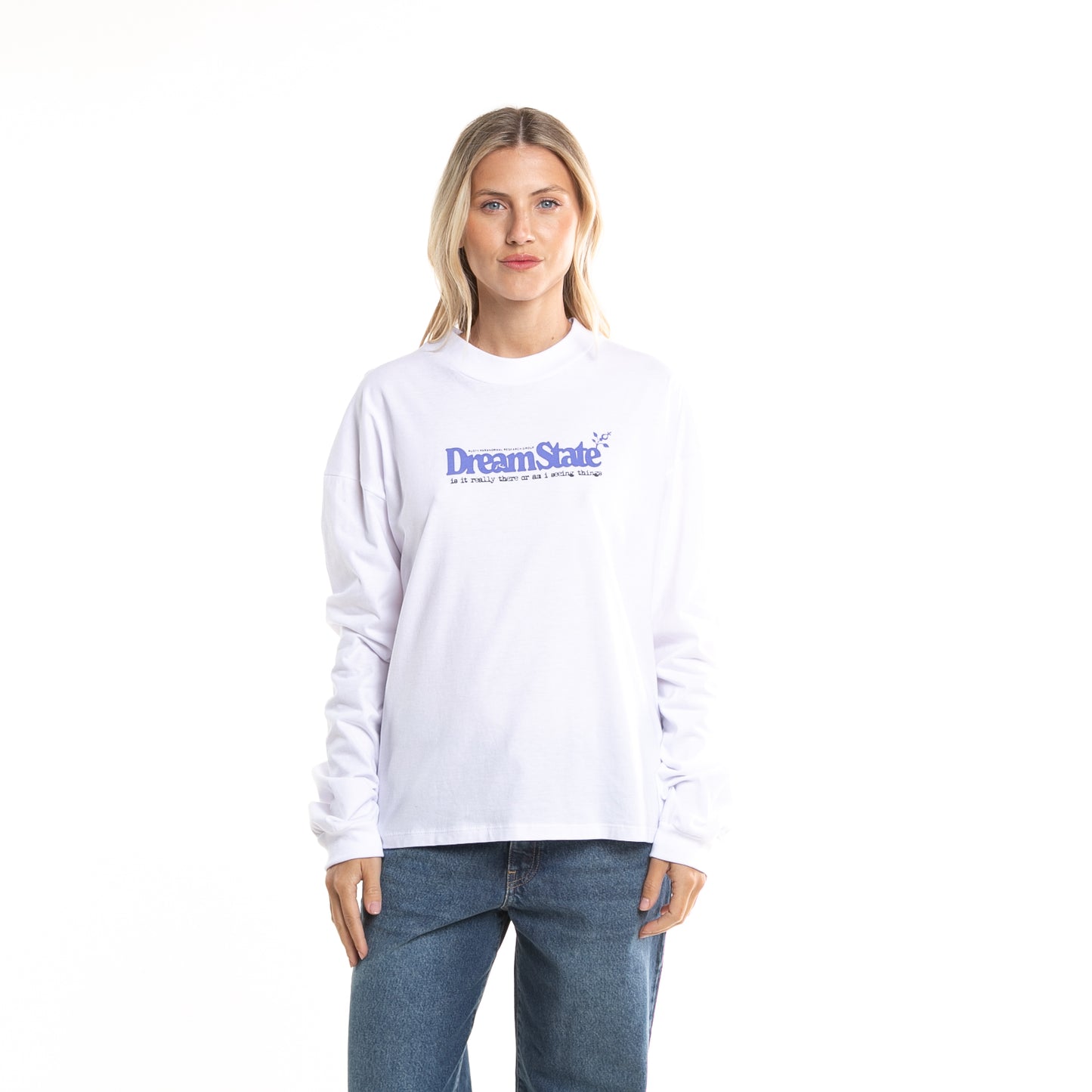 Remera Ml Dream State Relaxed Ls White