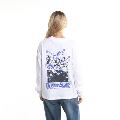 Remera Ml Dream State Relaxed Ls White