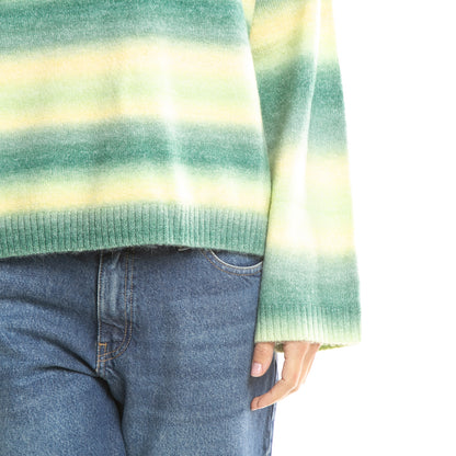 Sweater Marissa Long Sleeve Neck Ombre* Lime