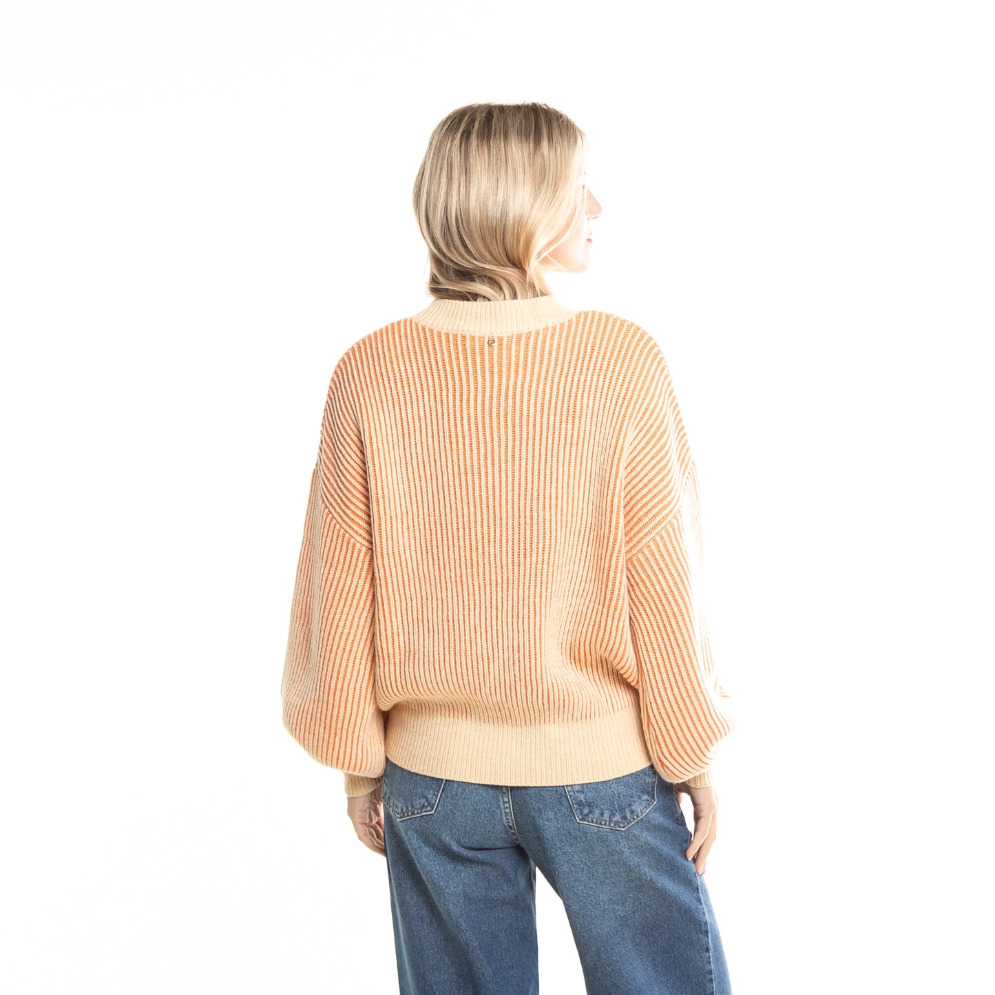 Sweater Ora Mock Neck* Apricot Blush