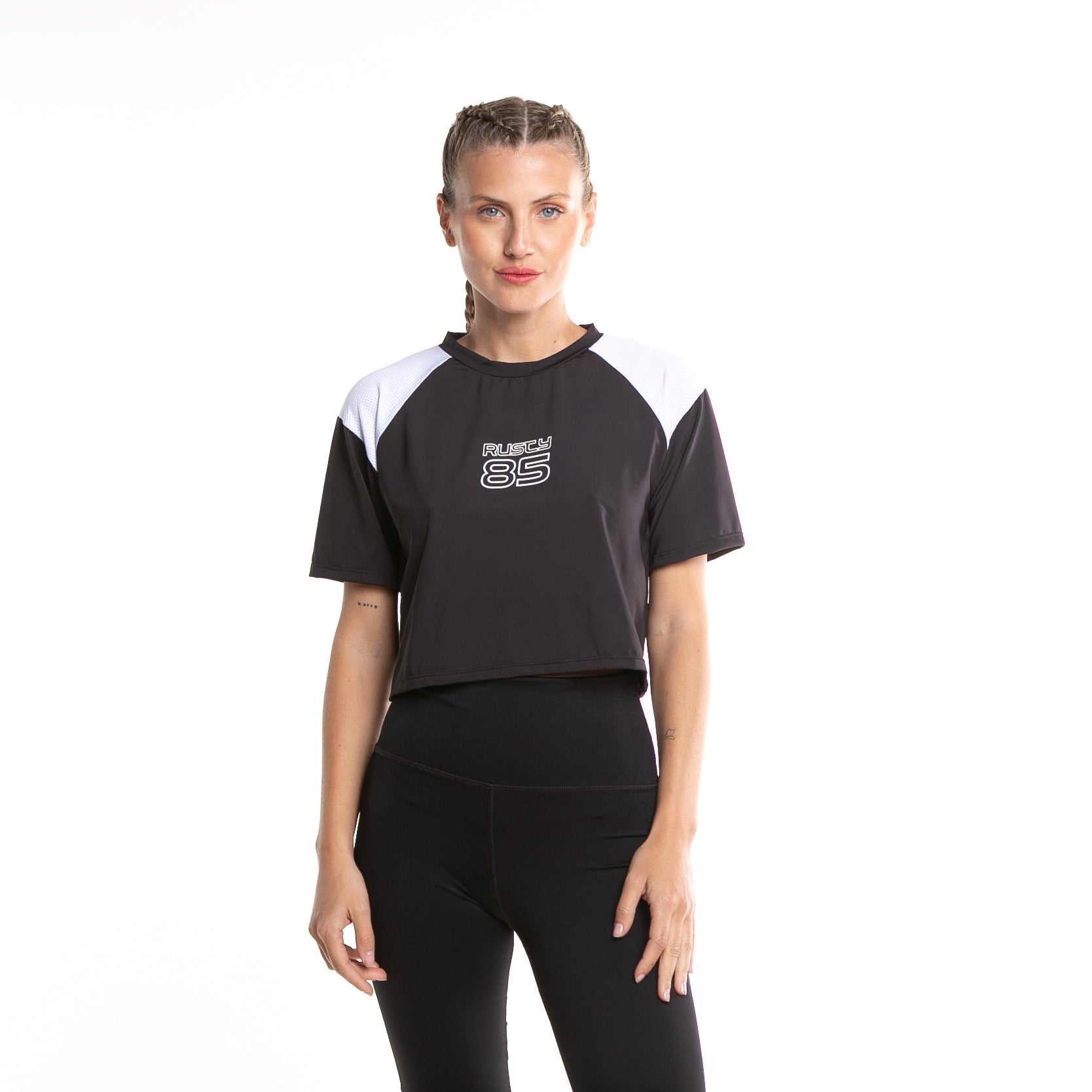 Remera Mc Contrast Active Black