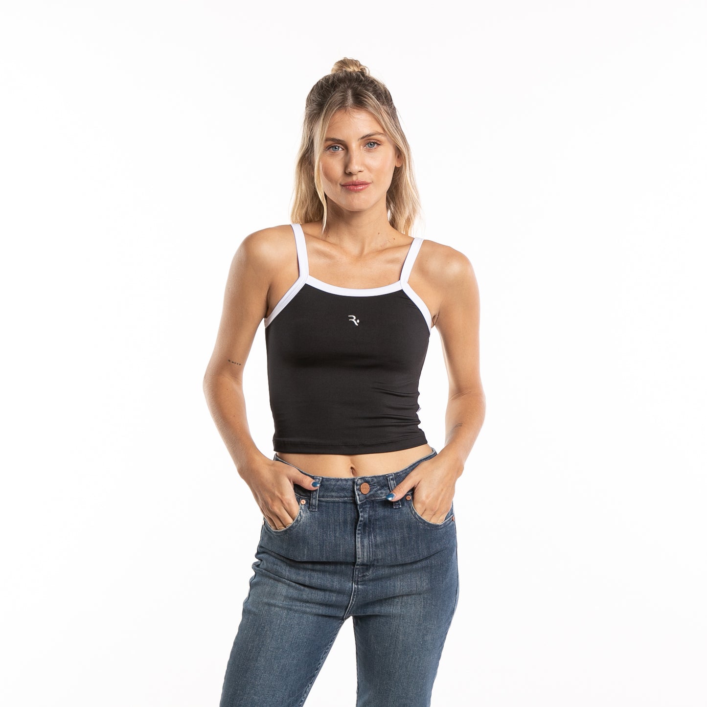 Musculosa R. Contrast  Ld Black