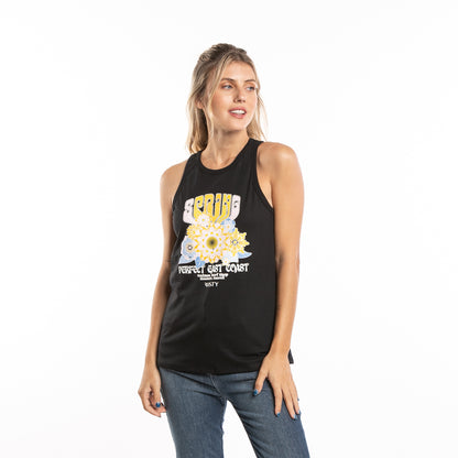 Musculosa Flower Power Classic  Ld Black