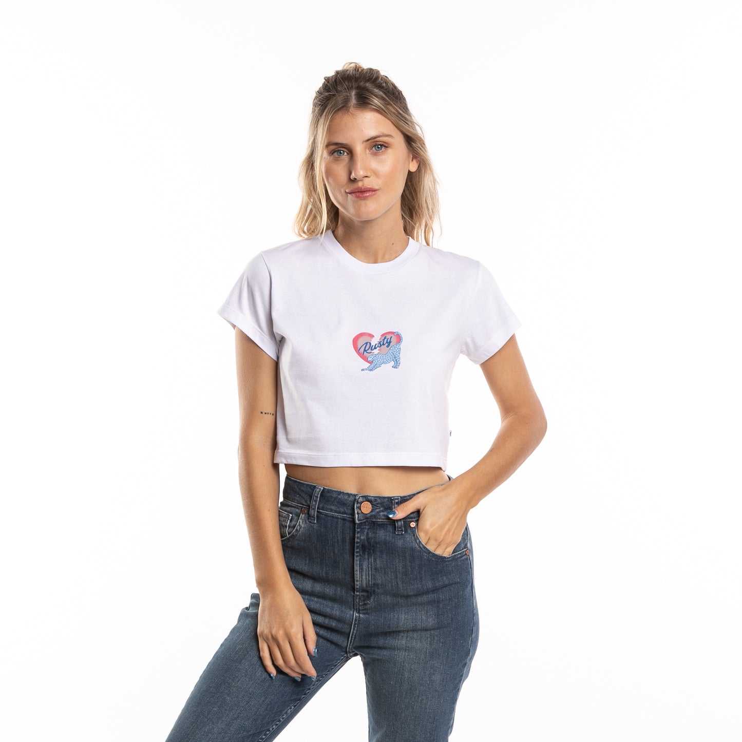 Remera Mc Heartbreaker Baby Ld White