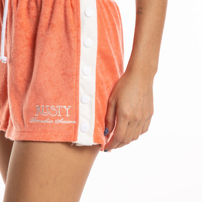 Bermuda Mala Button Short Ld Coral