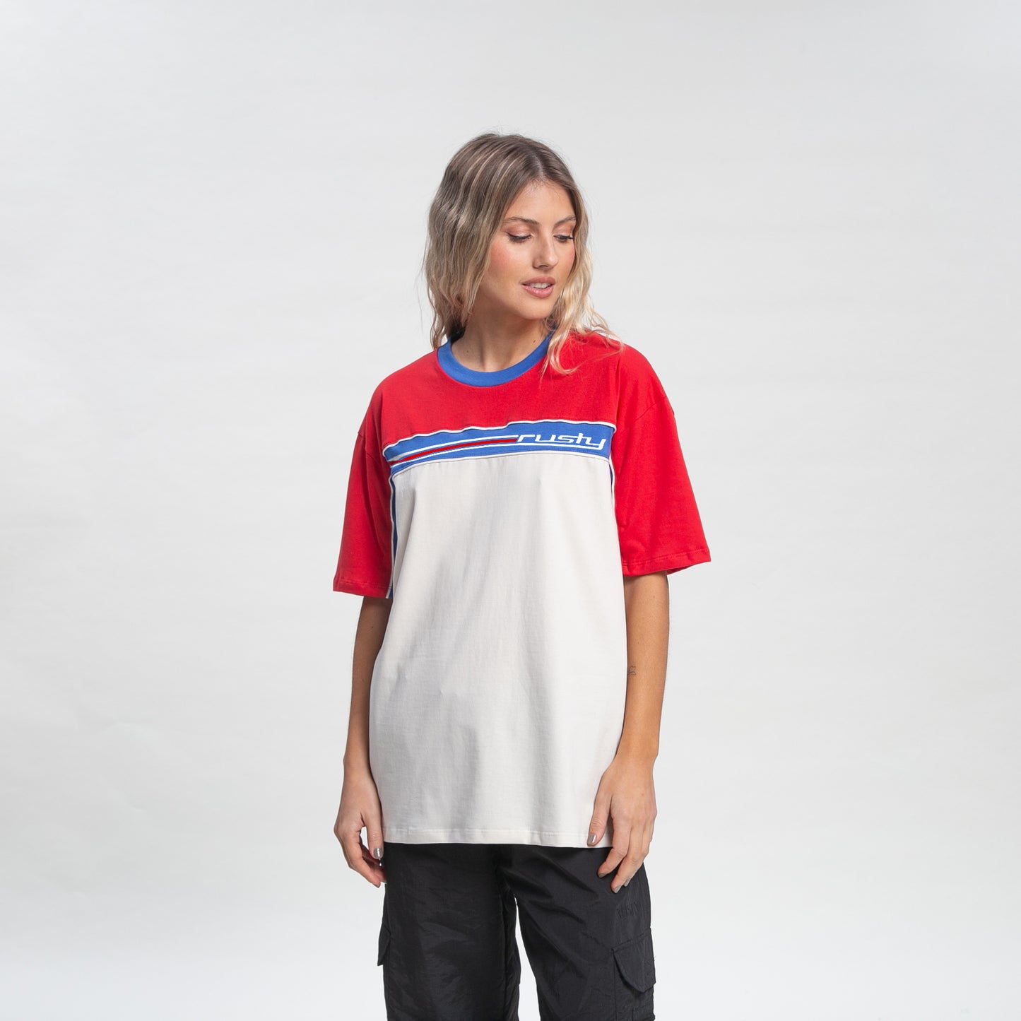 Remera Mc Speed Racer Oversize Tee Ld Ecru