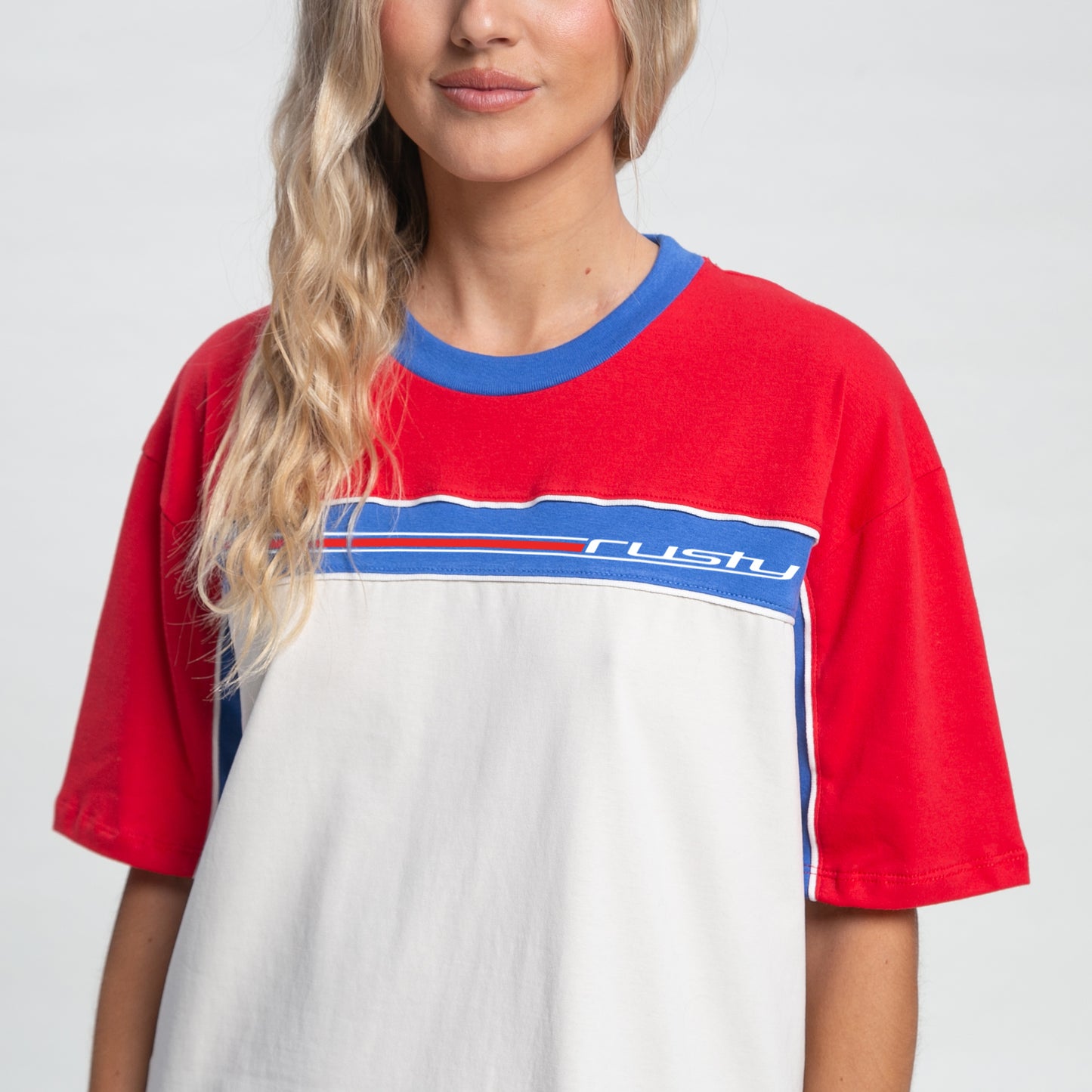 Remera Mc Speed Racer Oversize Tee Ld Ecru