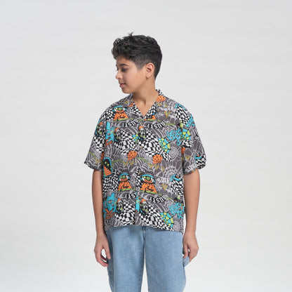 Camisa Mc Kaleydo Shirt Jr Fullprint