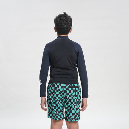 Rashie Still Surfing Surf Top Jr Black