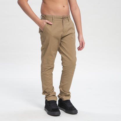 Pantalon Clyde W Pant Jr Dark Camel