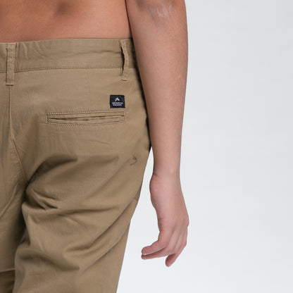 Pantalon Clyde W Pant Jr Dark Camel