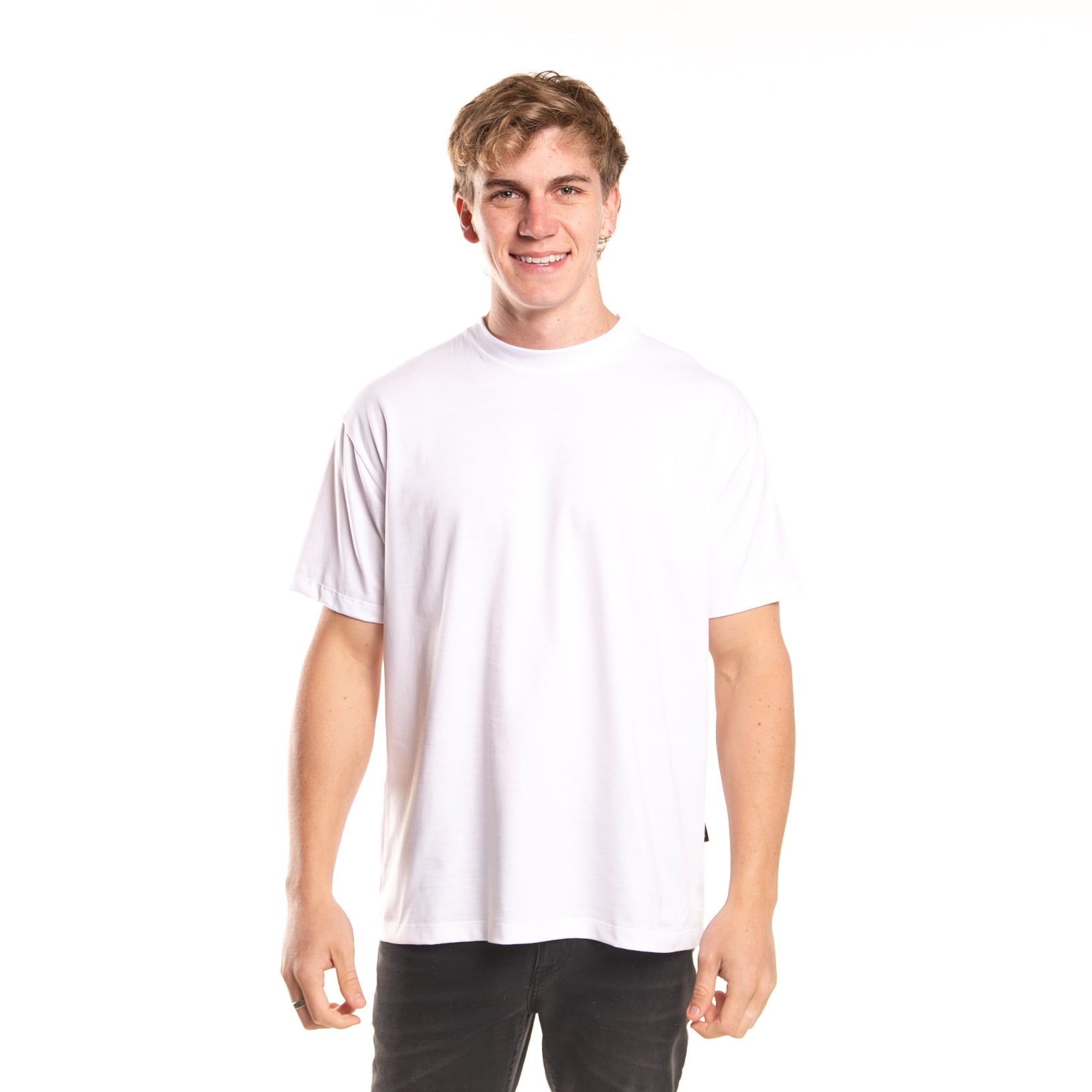 Remera Hombre Rusty Pack 2x1 All Night Blanco Y Negro