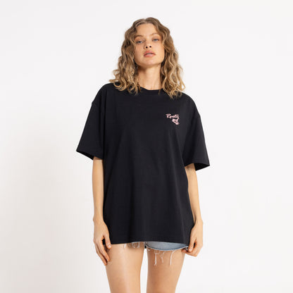 Remera Jill Standard 2 Dye Relaxed Fit Black