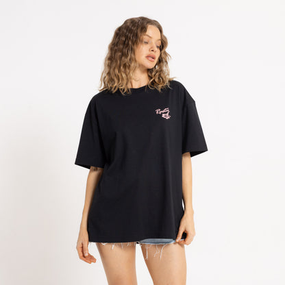 Remera Jill Standard 2 Dye Relaxed Fit Black