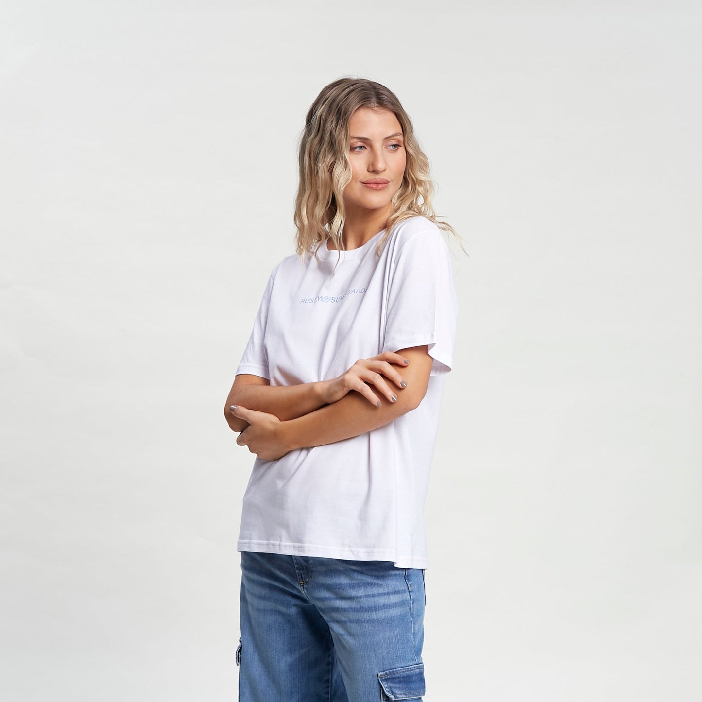 Remera Jill Standard Fit White