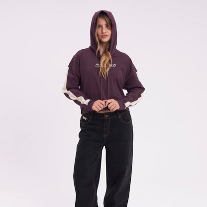 Canguro Karma Relaxed Crop Purple