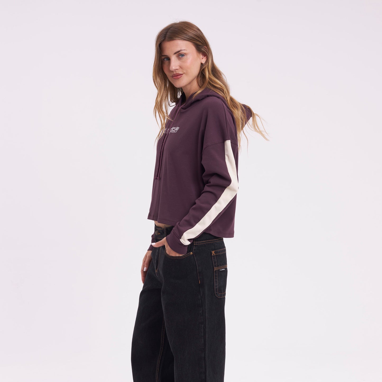 Canguro Karma Relaxed Crop Purple