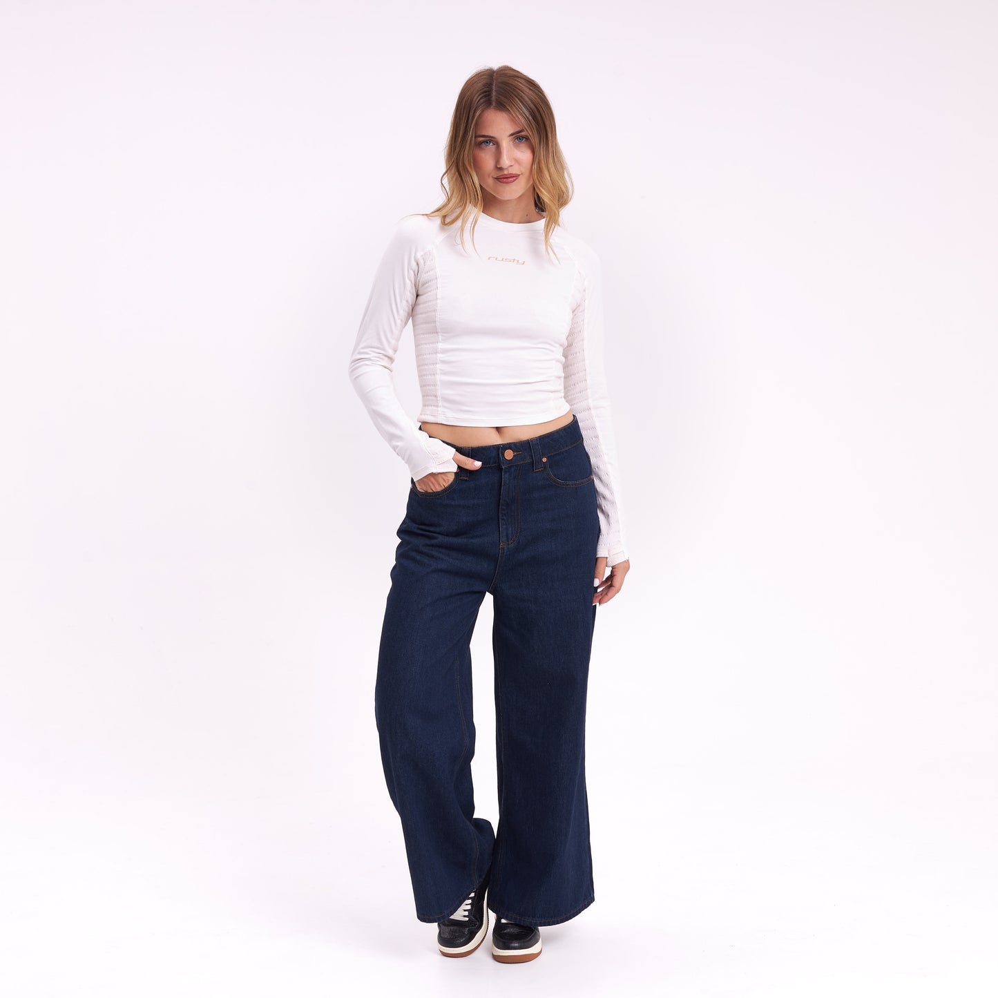 Fashion Top Kick Textured Ecru