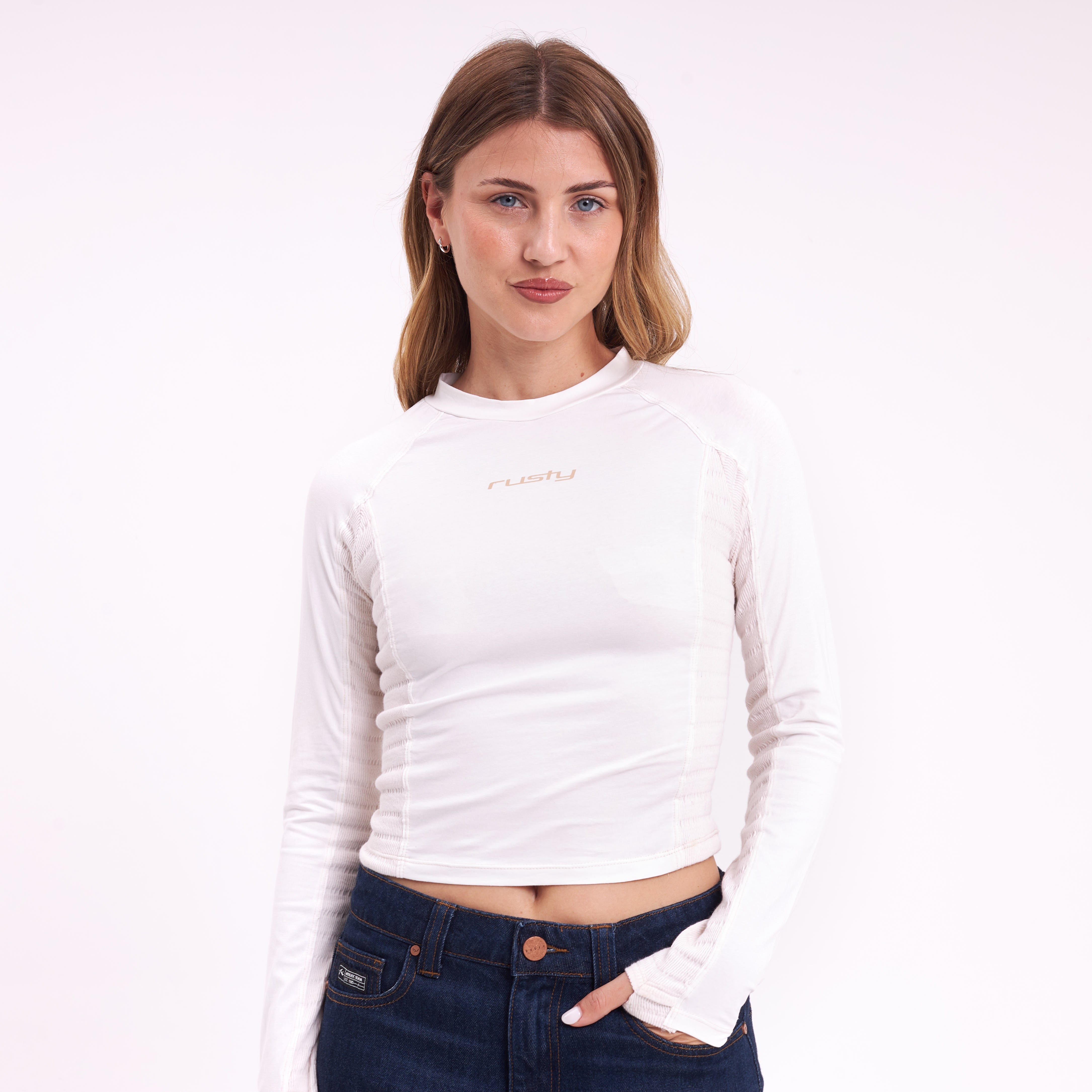 Fashion Top Kick Textured Ecru