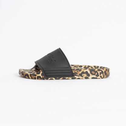 Ojotas Lennie Leopard Slide Black