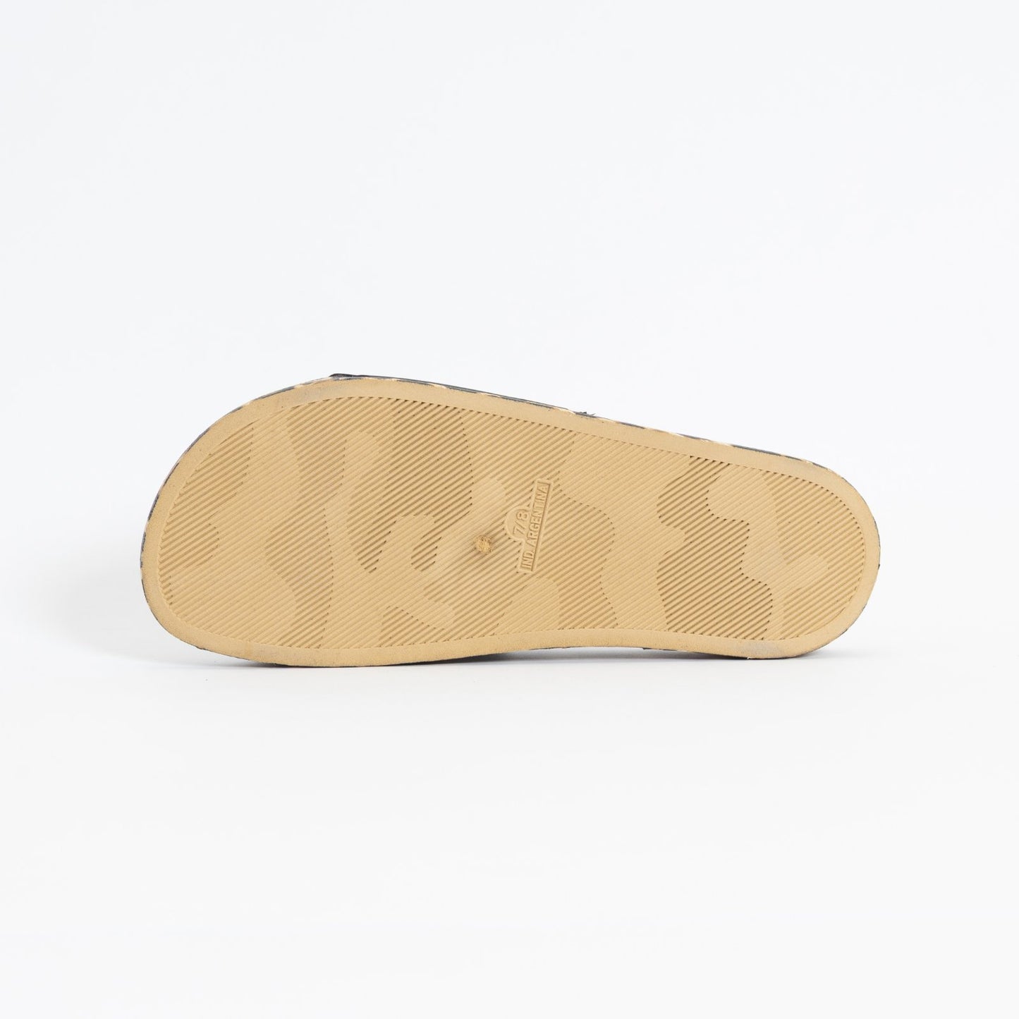 Ojotas Lennie Leopard Slide Black