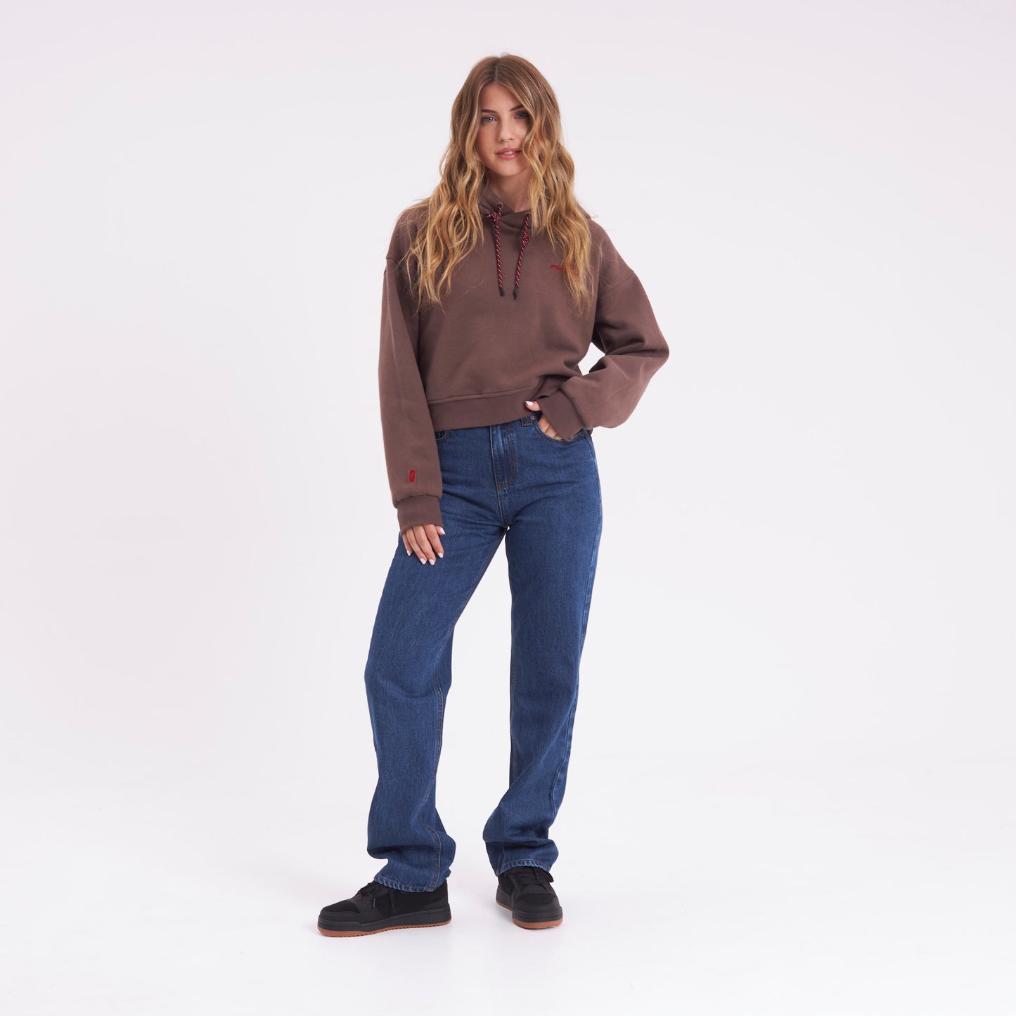 Canguro Little While Crop Chestnuit