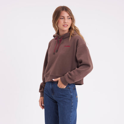 Canguro Little While Crop Chestnuit