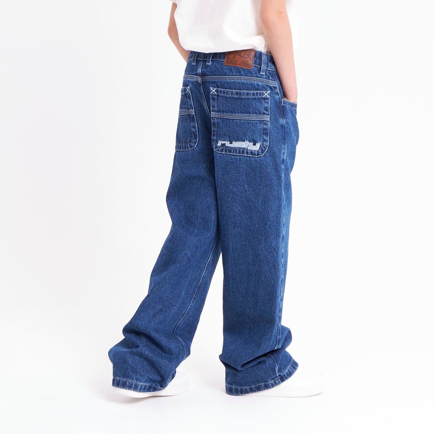 Jean Lizzy Mid Rise Girls Deep Sea Blue