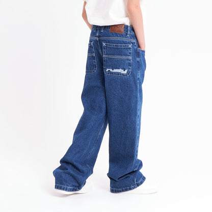 Jean Lizzy Mid Rise Girls Deep Sea Blue